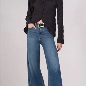 rag & bone The Sofie High Rise Ultra Wide Jeans flexi fit